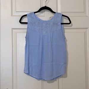 Baby Blue Babydoll Tank Top